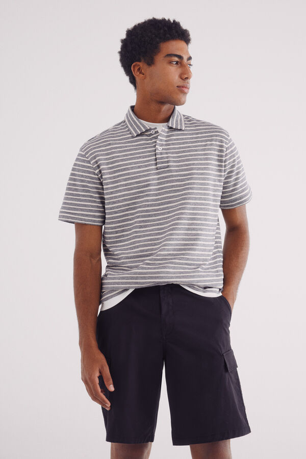 Springfield Bermuda cargo comfort fit negro