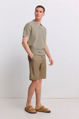 Springfield Bermuda t&eacute;cnica wide & relaxed fit kaki