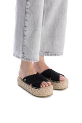 XTI Sandalia Con Plataforma De Mujer negro