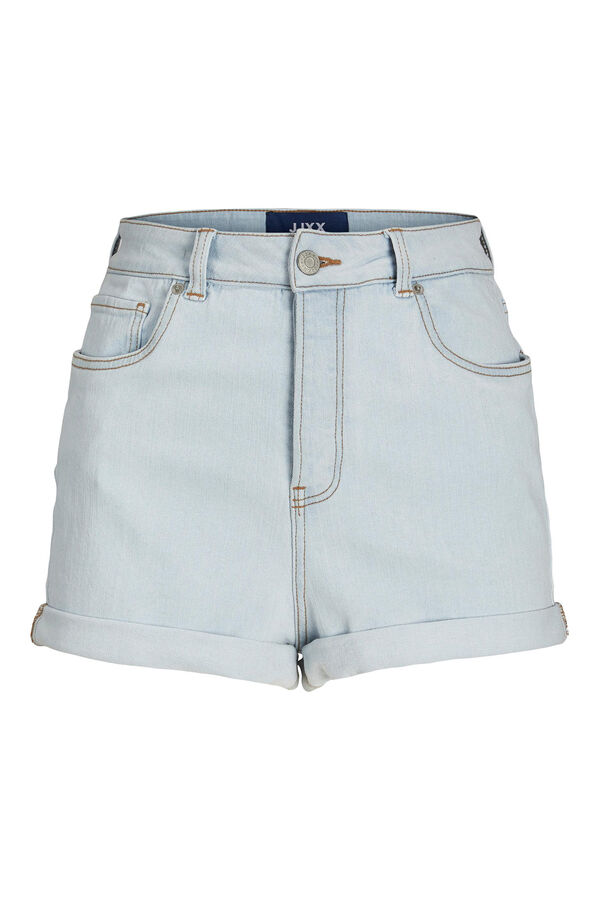 Jack & Jones Shorts vaqueros de tiro alto azul