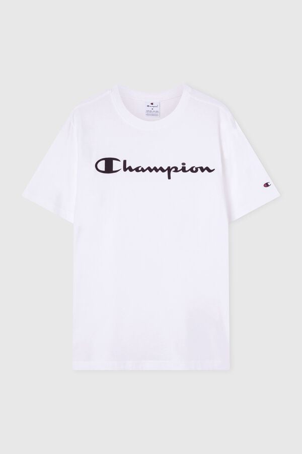Champion T-shirt de manga curta branco