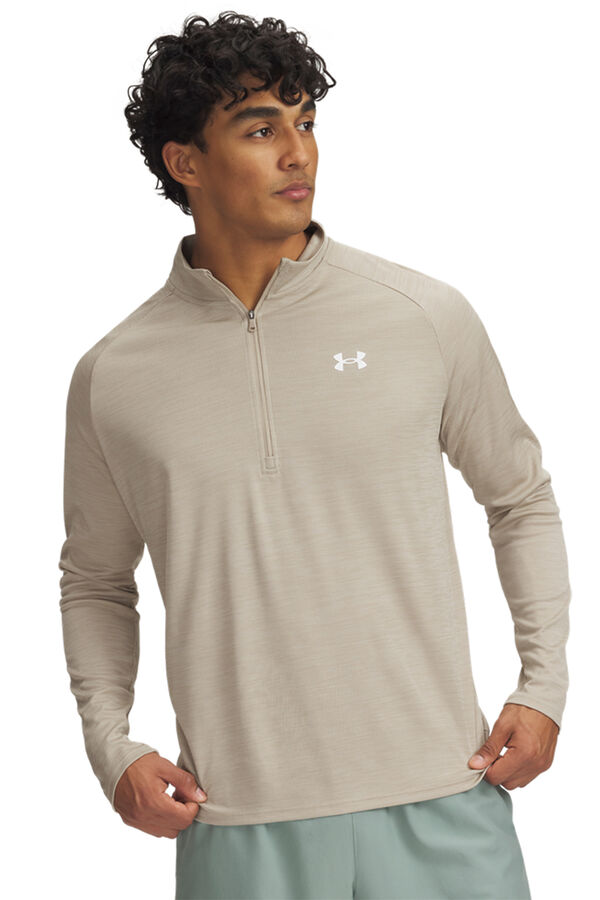 Under Armour Camiseta de manga larga kaki
