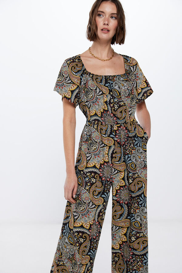 Springfield Mono Largo Estampado negro