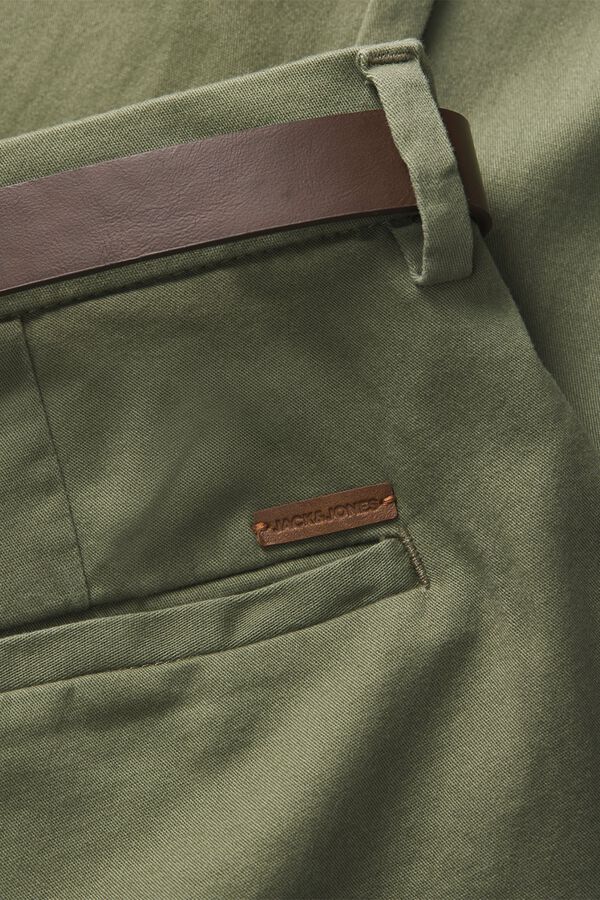 Jack & Jones PLUS Pantal&oacute;n chino slim fit verde