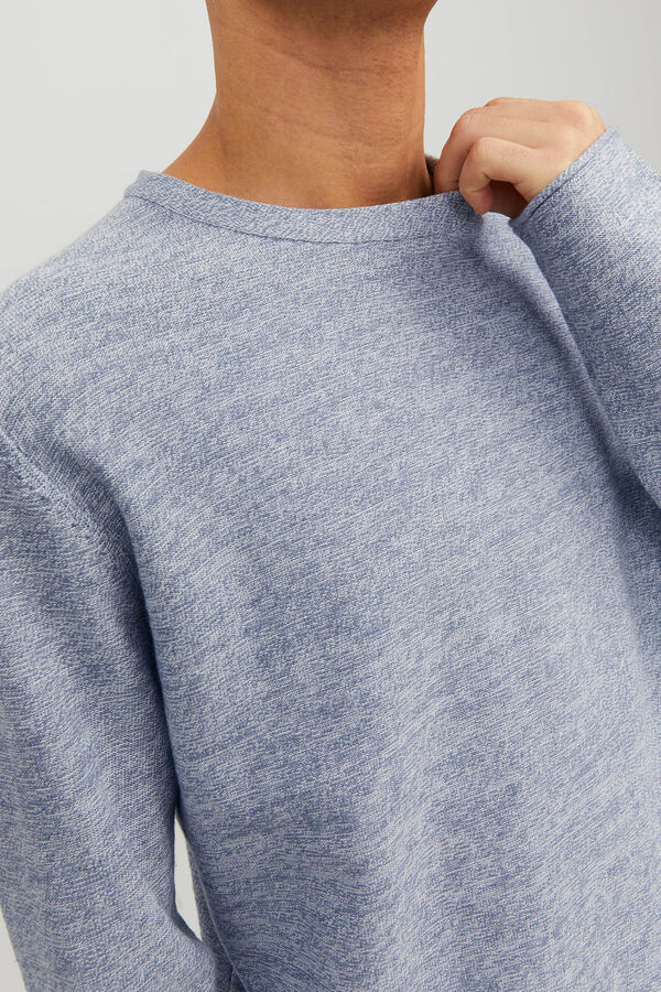 Jack & Jones Jersey punto fino azul