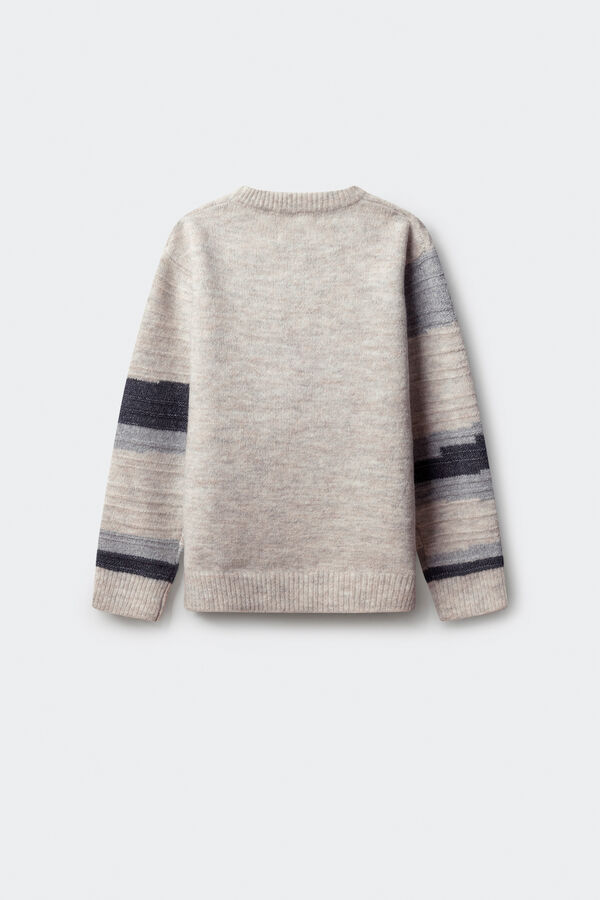 Springfield Kids Camisola com figuras geom&eacute;tricas para meninos azul