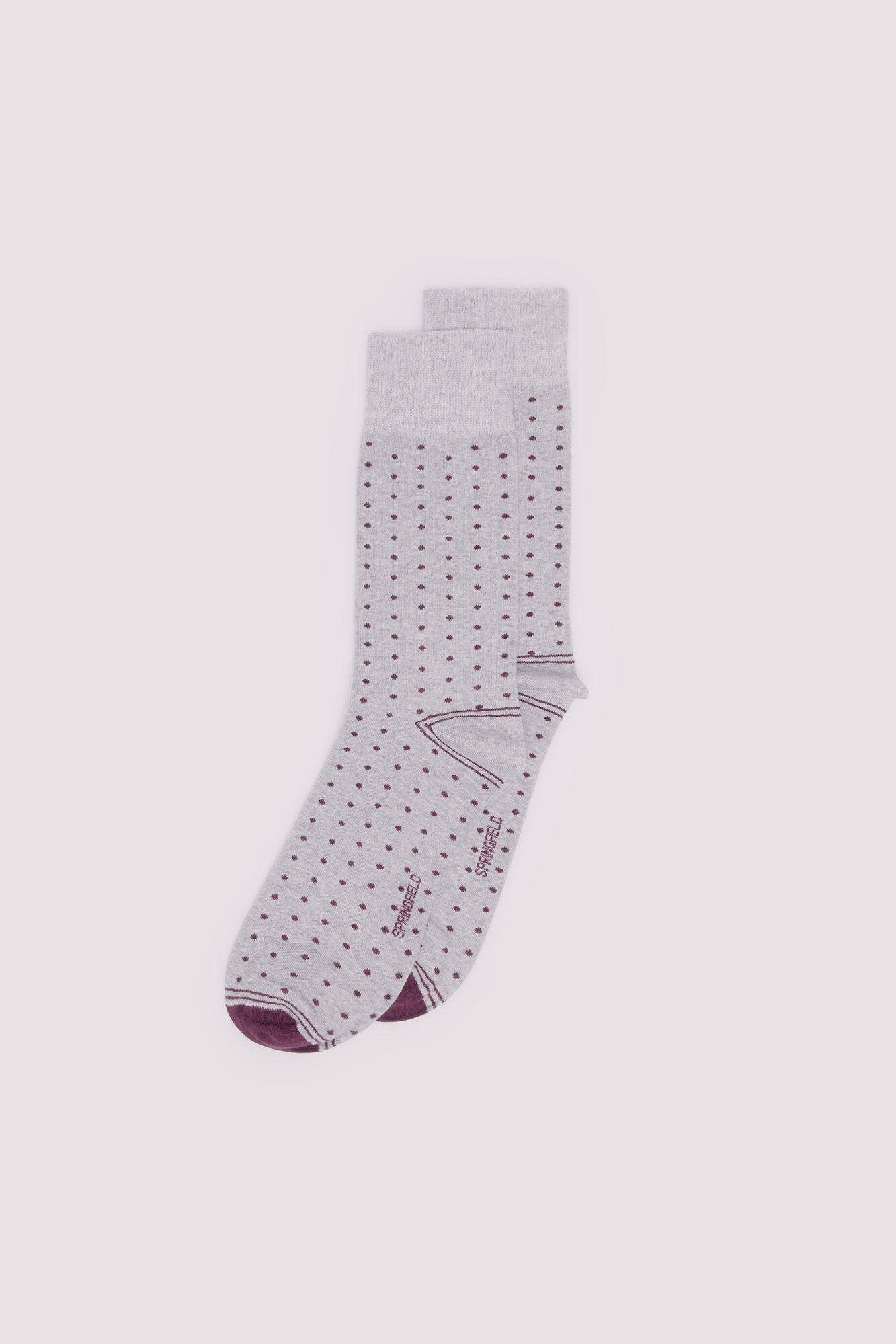 Springfield Calcet&iacute;n jacquard lunares