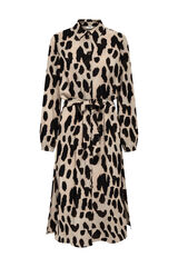 JDY Vestido midi camisero gris