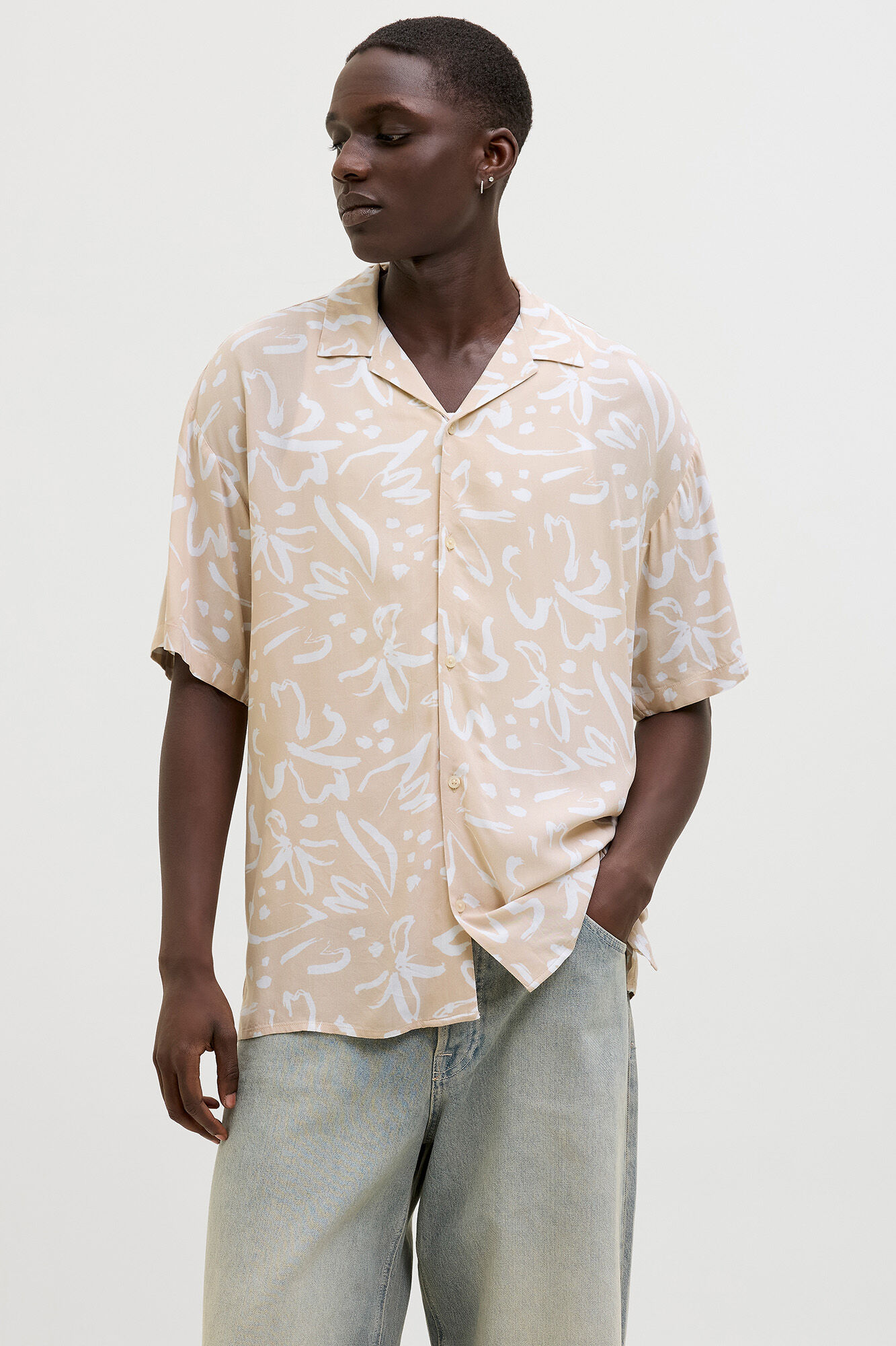 Jack & Jones Camisa manga corta relaxed fit