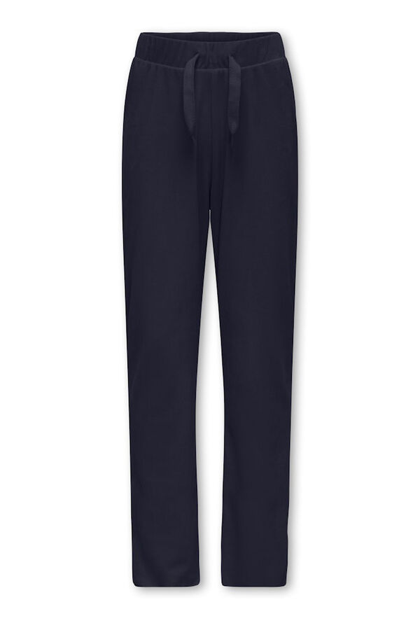 Only Girls Pantal&oacute;n jogger azul