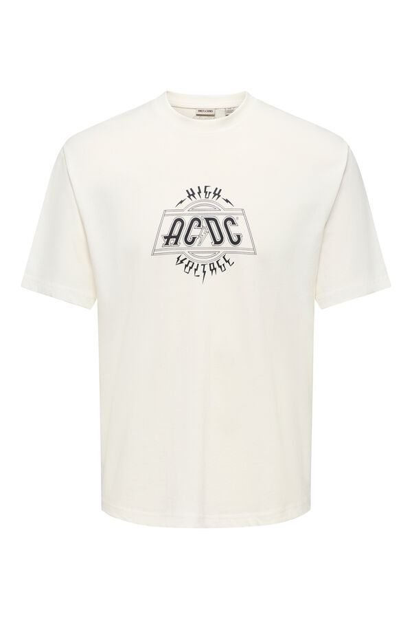 Only & Sons Pack 2 camisetas ACDC negro