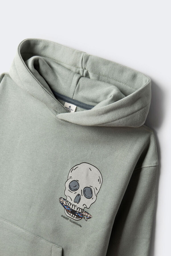 Springfield Kids Sudadera capucha Calavera azul