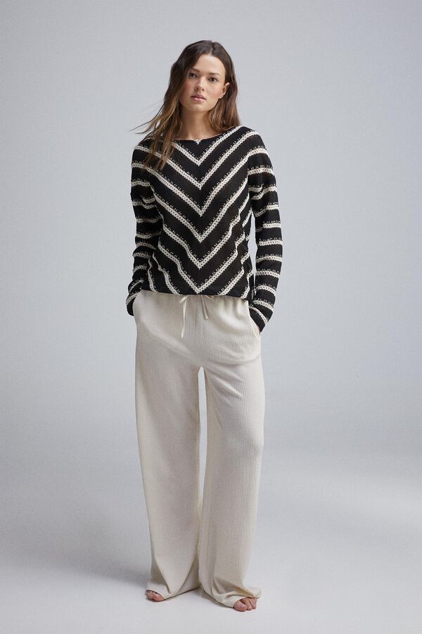 Springfield Pantal&oacute;n jogger estructura estampado