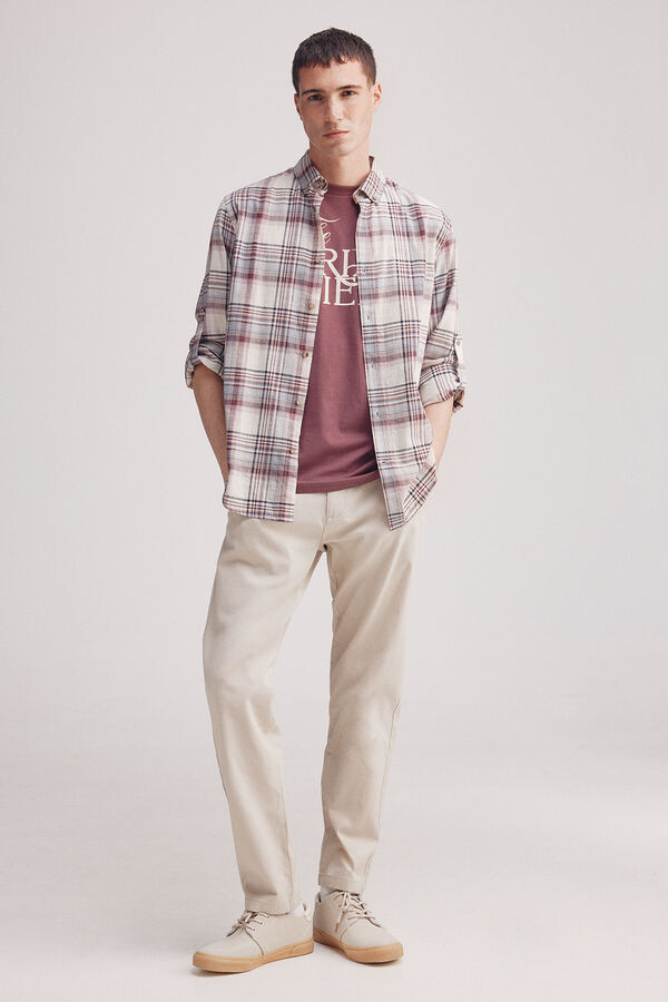 Springfield Camiseta logo Springfield club burdeos