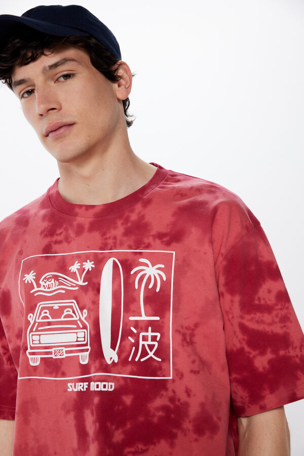 Springfield Camisola surf tie dyed vermelho