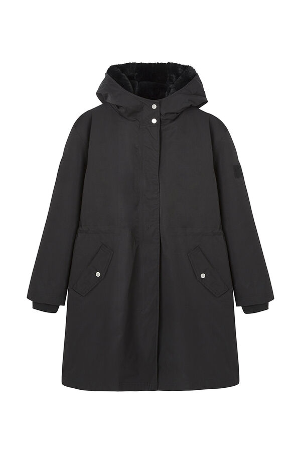 Springfield Parka 2 en 1 repelente al agua negro