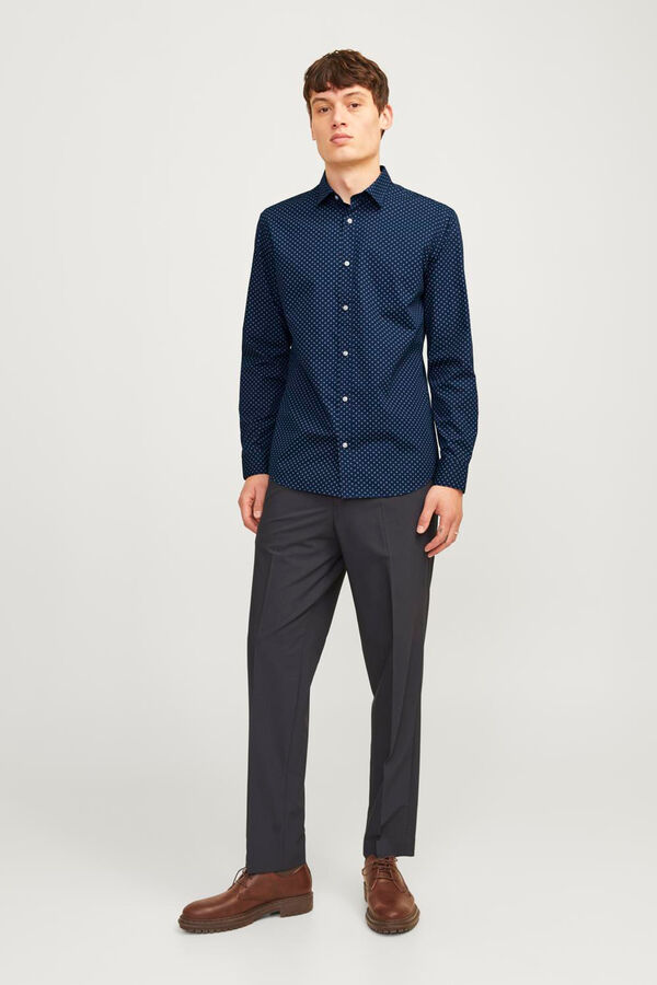 Jack & Jones Camisa lisa azul