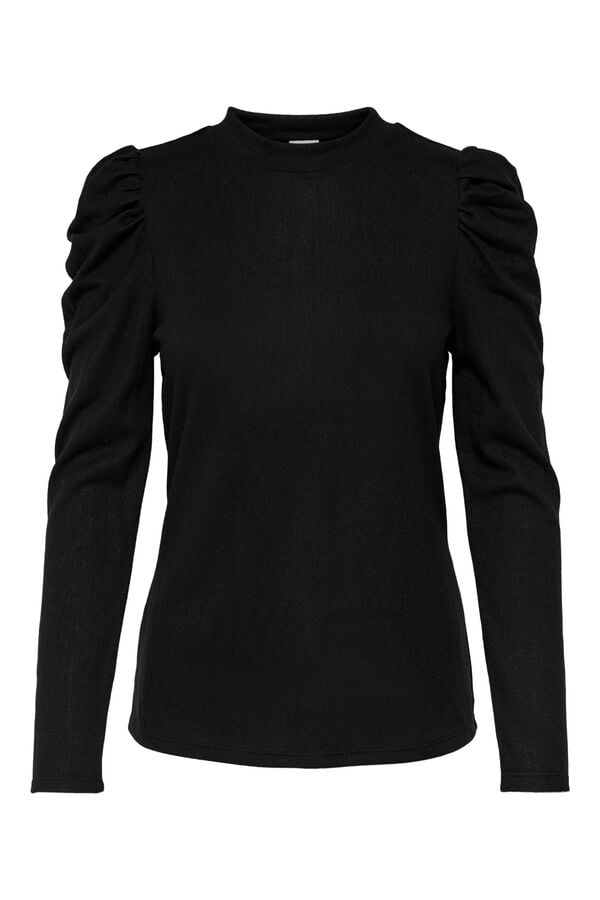 JDY Camiseta manga larga negro