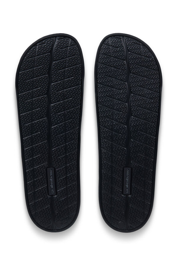 Quiksilver Chinelos com tira e logo preto