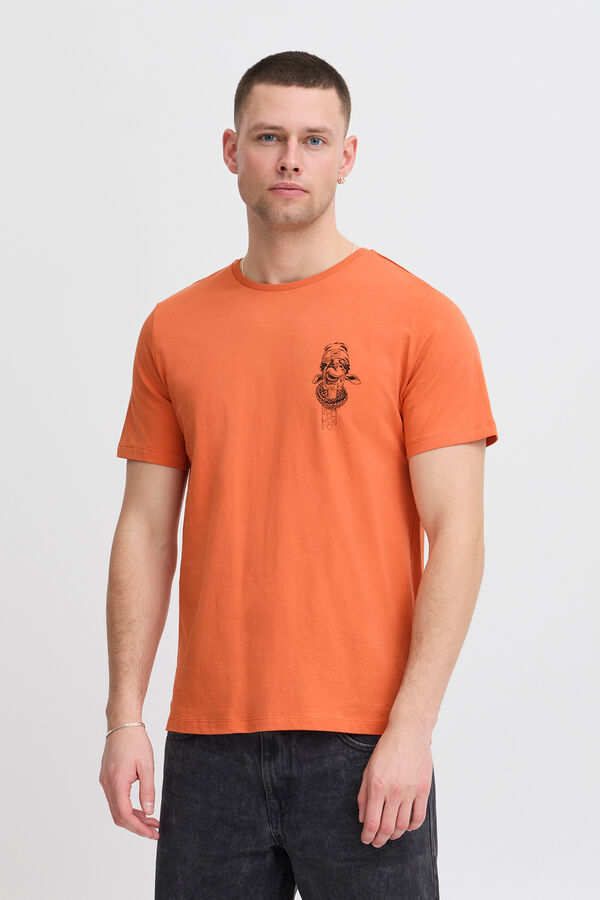 Blend Camiseta Manga Curta Bhjackson  vermelho