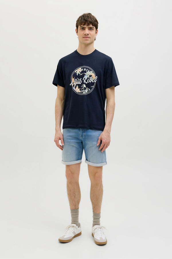 JJ REBEL Camiseta regular fit azul