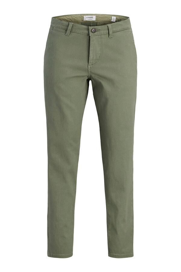 JJ REBEL Cal&ccedil;as chino slim fit verde