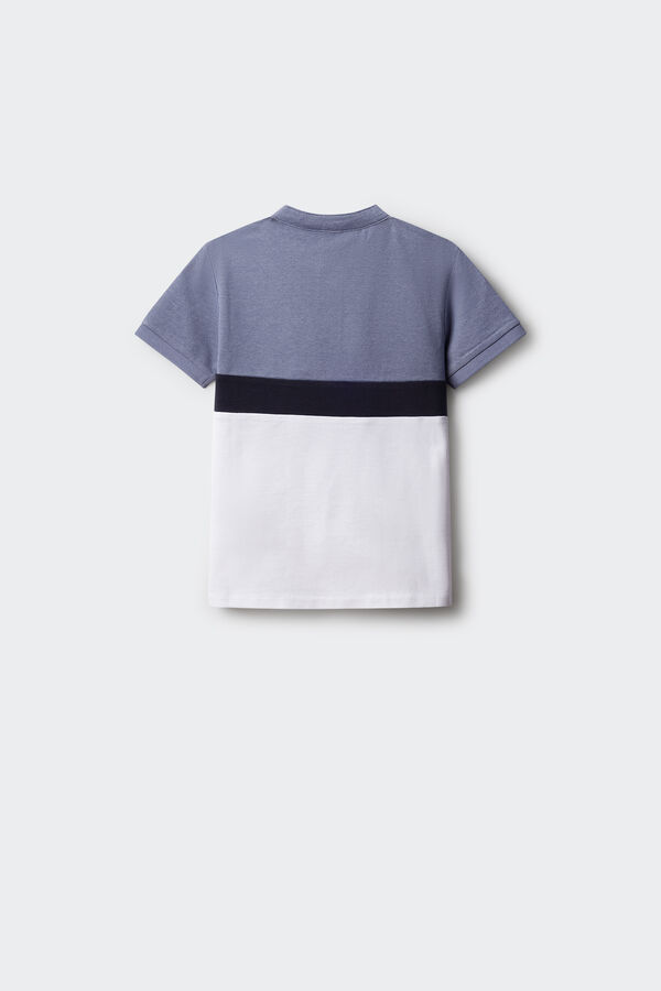 Springfield Kids Polo block color ni&ntilde;o azul