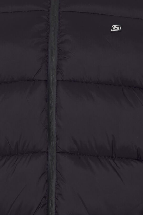 Blend Casaco acolchoado com capuz  preto