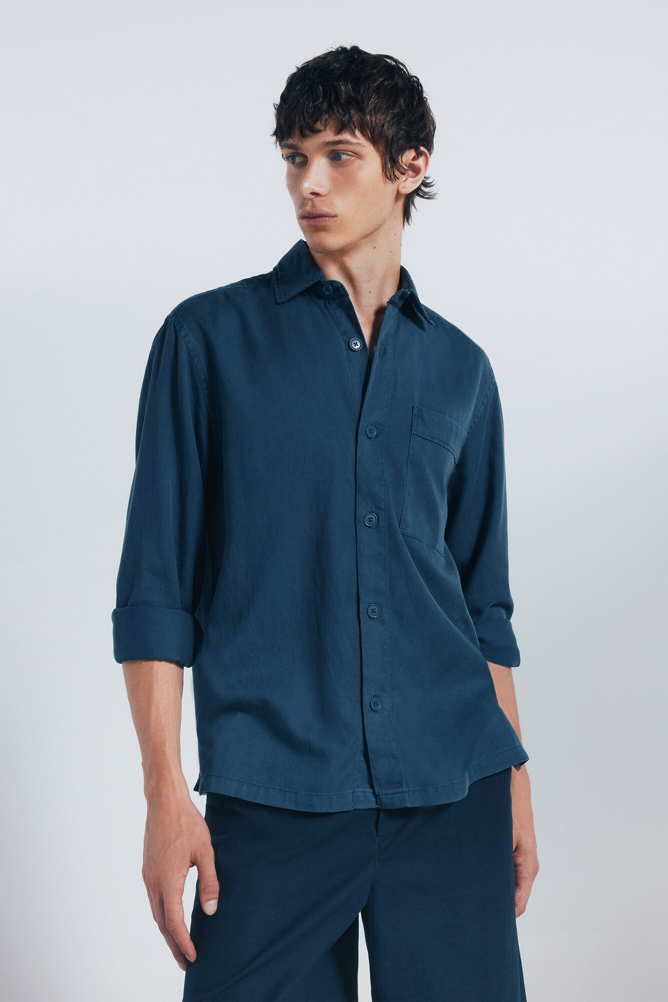 Springfield Sobrecamisa de tencel oversized