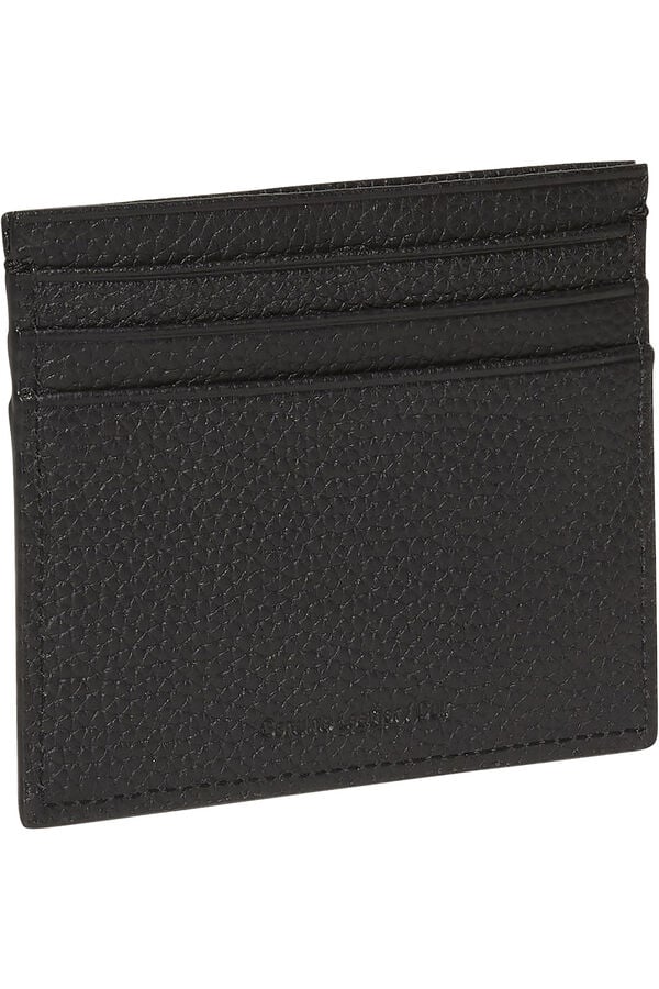 CK Jeans Calvin Klein Kartenetui aus Leder preto