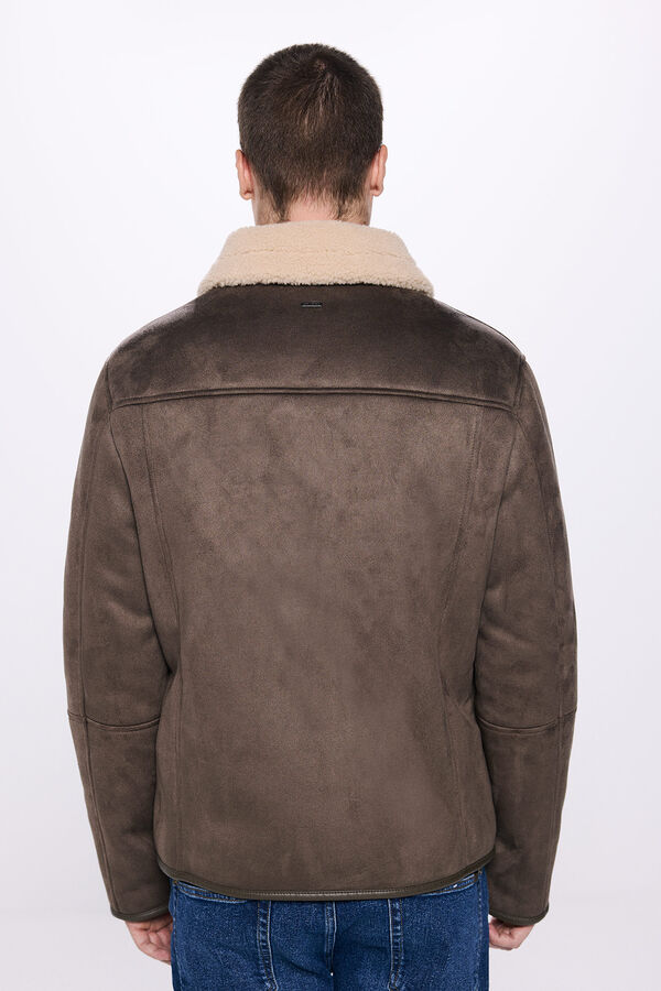 Springfield Blus&atilde;o aviador dupla face cru