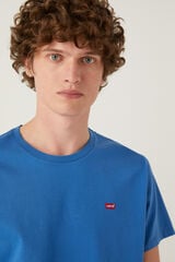 Springfield T-shirt de algodão manga curta azulado
