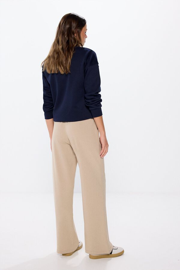 Springfield Pantal&oacute;n jogger ancho nude