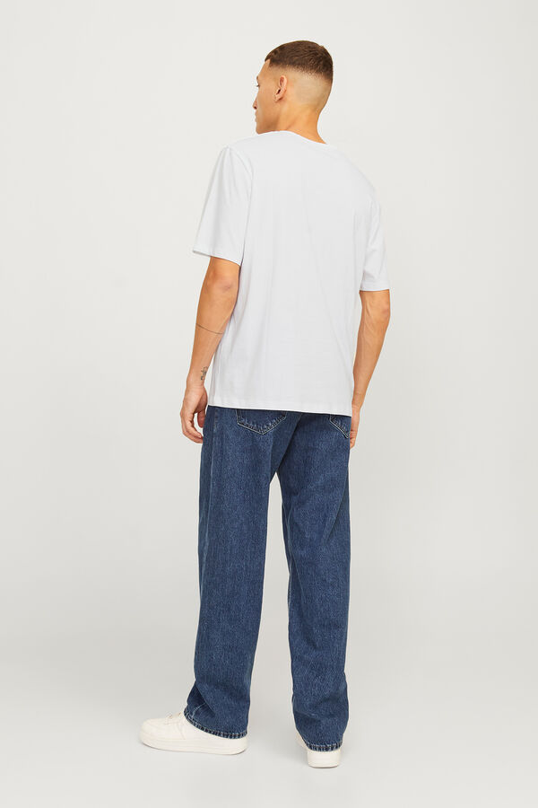 Jack & Jones Camiseta est&aacute;ndar fit blanco