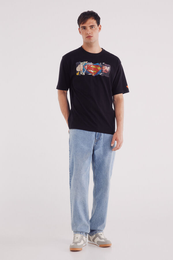 Springfield Camiseta Superman negro