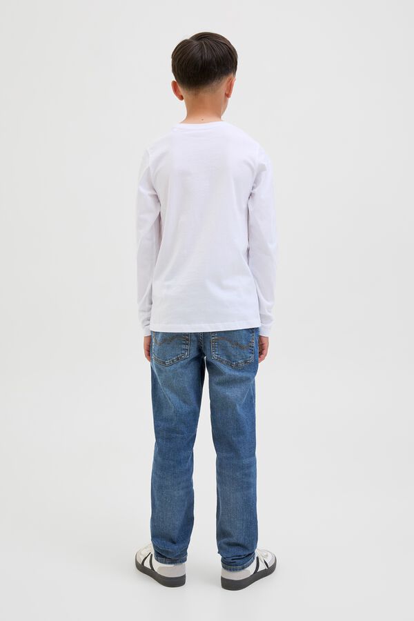 Jack & Jones Junior Jeans slim em algod&atilde;o azul