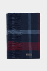 Springfield Len&ccedil;o xadrez azul e marrom azul