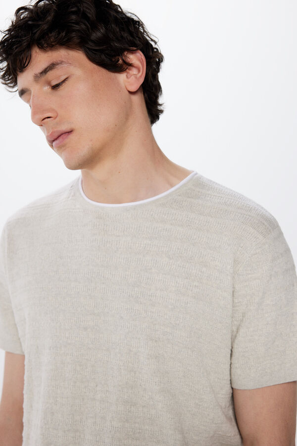 Springfield Camisola manga curta cinzento