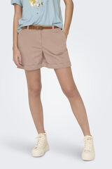 JDY Cal&ccedil;&otilde;es chino com cinto cru