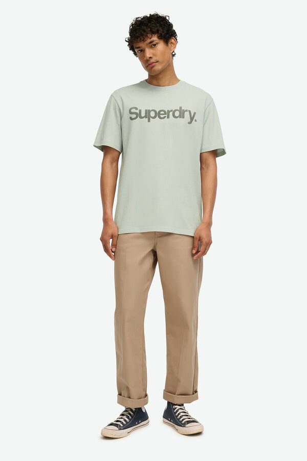 Superdry  Camisola de manga curta  cinzento