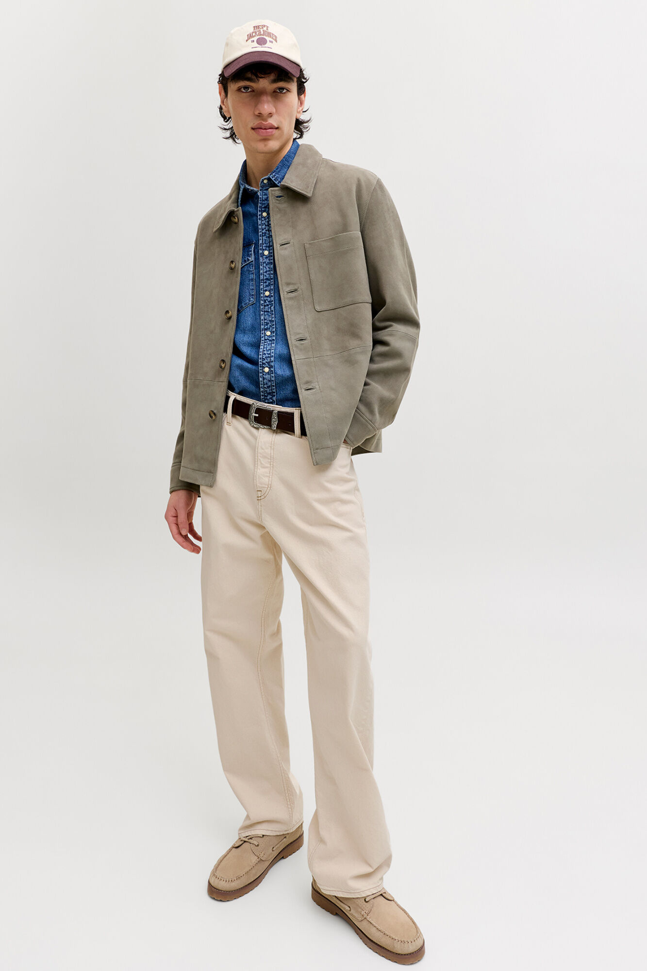Jack & Jones Jeans Baggy lavagem desbotada