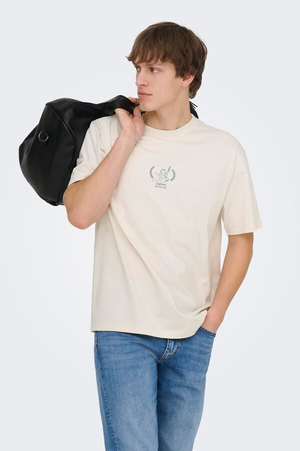 Only & Sons Camiseta Garfield blanco