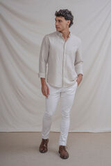 Celopman Camisa lino beige