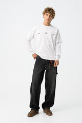 Tiffosi Young Jeans Super Baggy Fit negro