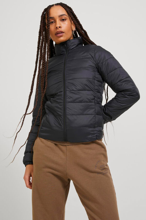 Jack & Jones Plum&iacute;fero corto acolchado negro