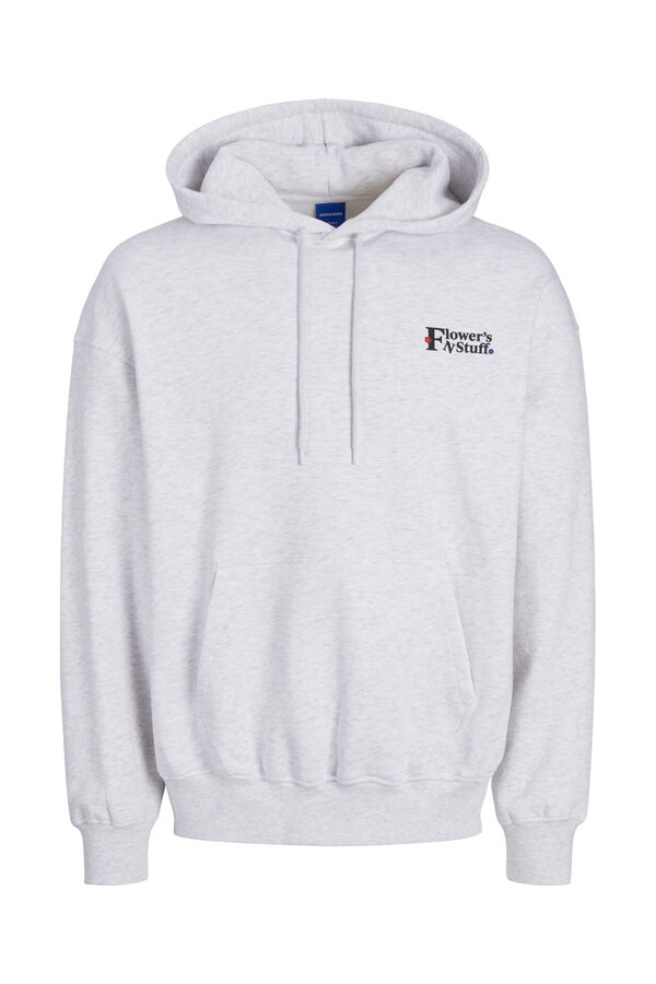 Jack & Jones Sweatshirt estampado folgado branco