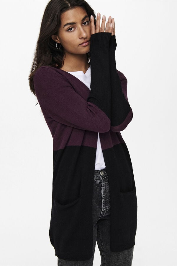 Only Casaco de malha rosa