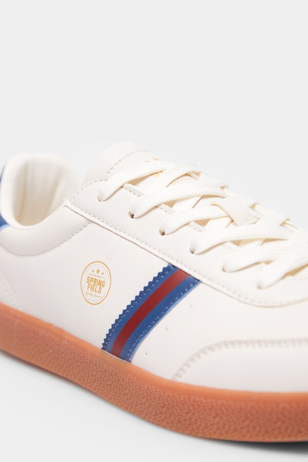 Springfield Zapatilla deportiva retro blanco