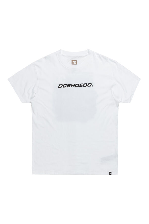 DC Shoes Whereabouts - Camiseta masculina de manga curta branco
