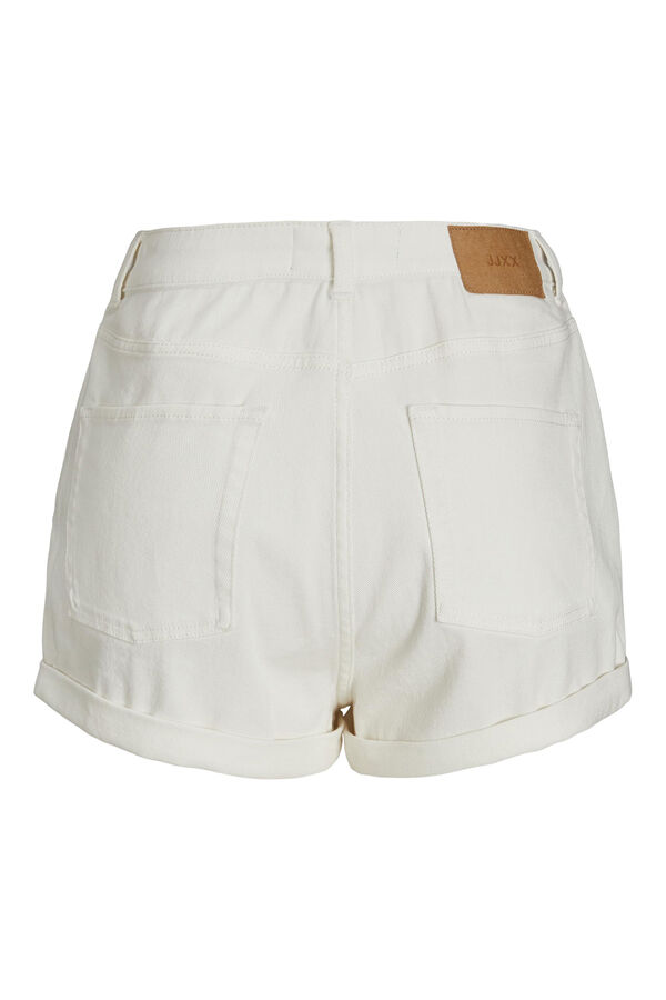 Jack & Jones Shorts vaqueros de tiro alto cru